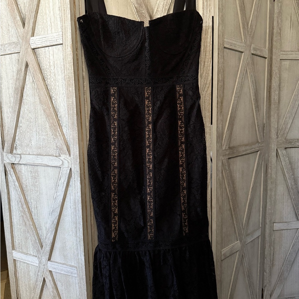 Self - Portrait Lace Black Dress Size 6